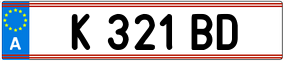 Truck License Plate